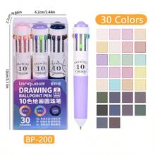 3-12pcs Ballpoint Pens 28-120 Colors Set, 0.8mm Bullet Tip For Smoother Ink Flow, Rich Colors With Layering Capability, Soft Rubb, First Day Of School - Multicolor - View 15