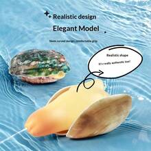 1pc New Realistic Abalone Water Gun, Squirt Toy For Summer Outdoor Water Play, Interactive Gadget For Family, Friends, Birthday Gift, Pool & Beach Party Accessory - Multicolor - View 6