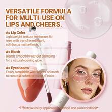 YOUNG VISION 4 Colors Instant Natural Realistic Freckles, Waterproof & Sweatproof Versatile Formula For Multi-Use On Eyes Cheeks Lips, Liquid Blush & Freckle Stamp Pen Perfect For Wild Sunburn Makeup, Daily Streetwear/Dates/Parties. - 彩色 - 查看 9
