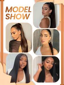 18 Inch Handmade Micro Feather Straight Natural Hair Weft Invisible Remy Hair Extensions - Natural Black - View 6