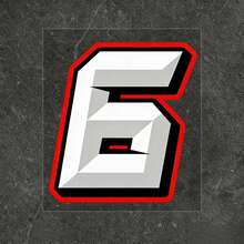 Reflective Number Car Stickers 0-9 PVC Auto Decals Motorcycle Decals, Car Accessories, Motorcycle Accessories, Scratch Covers - A - View 13