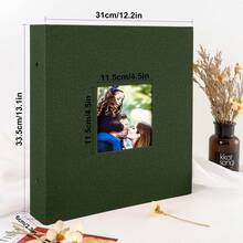 Ywlake Photo Album 4x6 600 Pockets Photos, Linen Cover Large Picture Albums Holds 600 Horizontal And Vertical Photos Green - Hồng - Xem 6