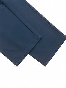 1pc Men's Thin Business Formal Suit Pants, Minimalist Casual Trousers, Wrinkle-Resistant Draping Slim Fit Straight Leg Pants, Spring/Summer - Light Grey - View 4