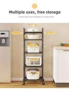 1 kệ đựng đồ nhà bếp nhiều tầng, dùng để đặt lò vi sóng, nồi cơm điện, giá đựng rau củ quả cho các thiết bị nhỏ. - Nhiều màu - Xem 6
