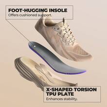 Women's Slip On Walking Shoes Hands-Free Cushion Running Tennis SwiftPlush Non-Slip Comfortable Workout Gym Athletic Fashion Sneakers - 米色 - 查看 7