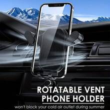 车载空调出风口手机支架 - 通用设计，方便取用，解放双手，轻松导航 - A - 查看 4