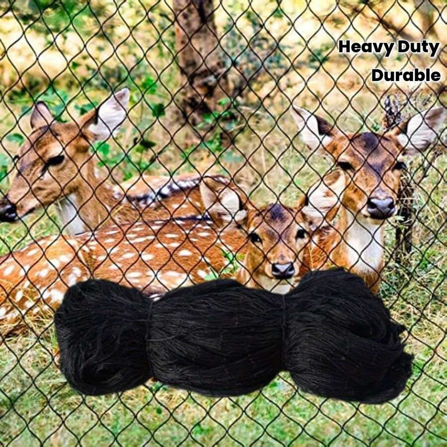 Heavy-Duty Black Garden Bird Netting - Expandable Large Mesh Reusable Breathable Cover, Suitable For Vegetables, Fruit Trees, And Plants - Durable Barrier Against Animals And Insects, Easy-To-Install Garden Protective Net, Vegetable Cover - A - View 1