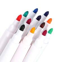 12-Color Whiteboard Markers Set With Erasers And Magnets, Cone Tip, Quick Drying, Waterproof, For Office Use - 12 Colors/set - View 3