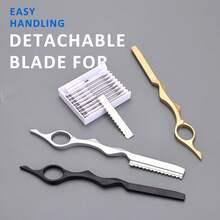 专业美发造型打薄纹理剪裁羽毛剃刀 - 彩色 - 查看 4