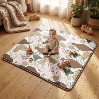 UBRAVOO Baby Play Mats, Crawling Playpen Mat, Thicken Soft Padding Foam Playmatfor Babies And Toddlers Infants, Foldable Crawling Mats, Non-Slip & Machine Washable