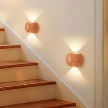 1/2/4pcs LED Motion Sensor Wall Light, LED Night Light With Human Sensor, Indoor Sensor Wall Lamp, Wireless LED Wall Lamp, Wall Light, Battery Powered, 3 Color Dimmable, Suitable For Living Room, Bedroom - Multicolor - View 10