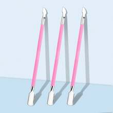 3pcs Pink Steel Cuticle Pusher, Pink Cuticle Nipper, Nail Polish Remover, Stainless Steel Cuticle Remover, Nail Care Tools For Salon Use - Pink - View 13