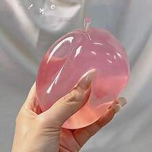 水晶大苹果软萌玩具，超薄肌肤，触感柔滑，适合返校季、办公室、教室及家庭使用，冬季必备，感恩节、圣诞节、沙特国庆日、生日、节日、新年、情人节等场合，送给男友/女友的礼物，成人适用。 - 彩色 - 查看 2