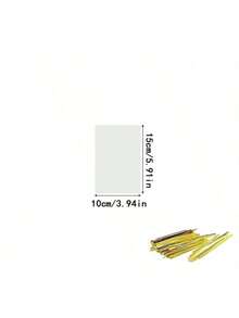 30/60pcs Transparent Plastic Bags With Gold Ribbon, Clear Plastic Gift Bags Suitable For Gift Packaging, Party, Birthday Party - View 17
