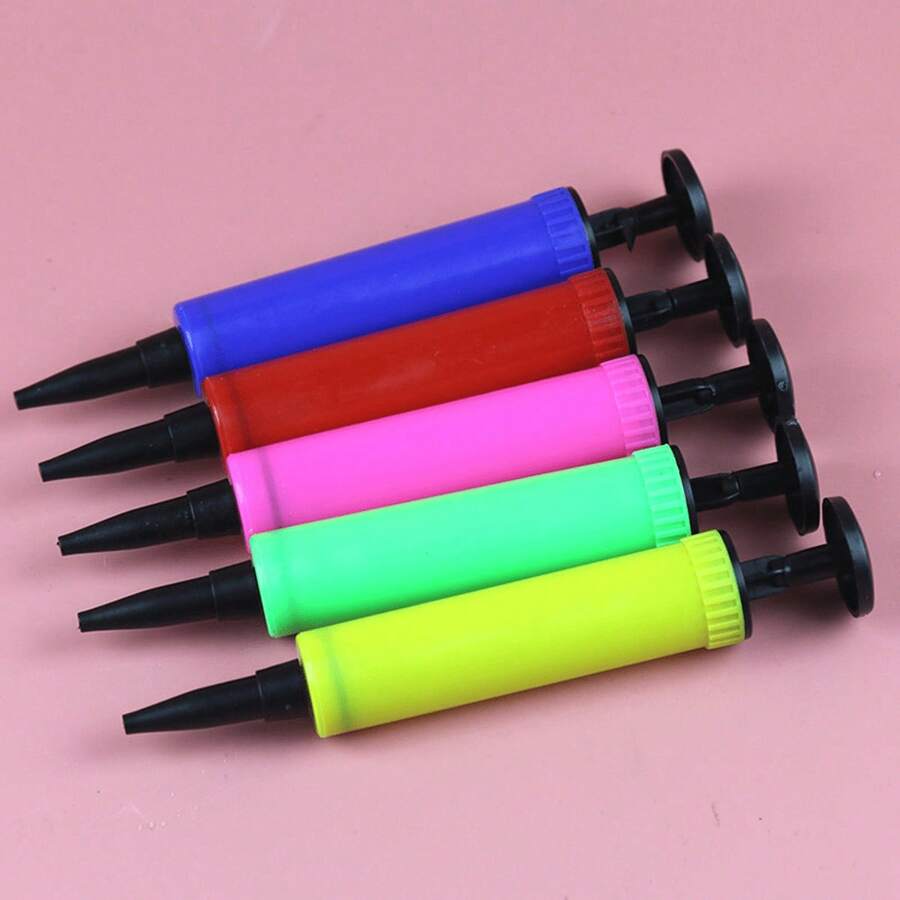 1/2/5pcs Portable Mini Manual Air Pump, U-Shaped Air Mattress Pump, Outdoor Air Pump, Swim Ring Air Pump, Handheld Multi-Color Air Pump, Holiday Supplies - A - View 1