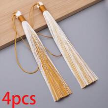4pcs/Pack Dual-Color Tassel Pendant, Contrast Color Design, Bag/Key Chain Decor, DIY Craft Accessory, Clothing/Home Decor, Bookmark Making Tassel - Tassel - View 14