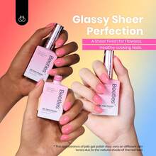 Beetles Nude Gel Nail Polish Set - 6 Colors Nude Pink Brown Neutral Jelly Gel Polish Kit - 15ML 6Colors Hema Free Neon Jelly - 查看 7