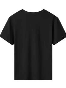 Disney Toy Story Buzz Lightyear Kids Short Sleeve Tee Unisex 2-14 Years Space Graphic Print Summer Casual Top Express Delivery - 黑色 - 查看 3