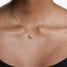 Vòng cổ nữ Swarovski Una tròn 5272364 - Trắng 5272364 - Xem 2