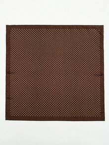 1条70厘米方巾，时尚休闲波点印花领巾头巾 - 彩色 - 查看 2