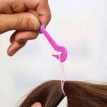 1pc Elastic Hair Tie Remover Tool, Disposable Rubber Band Disassembler, Hair Tie Removal Tool, Styling Accessory To Prevent Hair Pulling And Scalp Damage - Multicolor - View 6