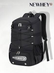 NEWHEY Baseball Bag For Youth & Adult Lightweight Softball Bat Bag With Shoe Compartment, External Helmet Holder And Fence Hook Waterproof Baseball Backpack Hold T-Ball, Bat And Softball Equipment - Black - View 10