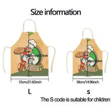 1 chiếc tạp dề họa tiết pizza, tạp dề in hình thời trang ngộ nghĩnh, tạp dề nhà bếp dùng khi nấu nướng và dọn dẹp, tạp dề gia đình sáng tạo. - Nhiều màu - Xem 9