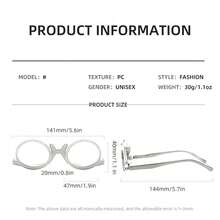 Kính trang điểm 2 trong 1 với tròng kính lật có thể phóng đại, kính trang điểm in hình - Màu xanh Bạc hà - Xem 3