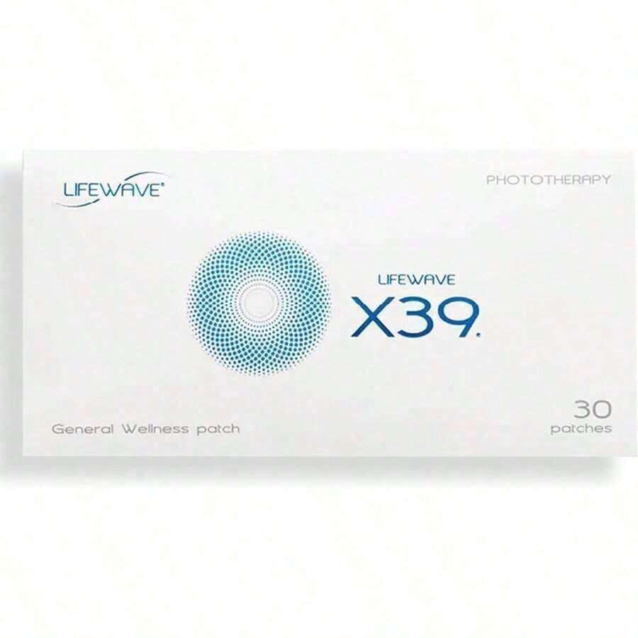 LifeWave X39 Patches - Supports Improvements Of Strength And Stamina - Supports Improved Exercise Performance - No  Or Stimulants - Innovative Patch Technology For Enhanced Wellness - 30 Patches - 1 - View 1