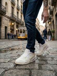 Air 4RM Sneaker Boot - Casual, Skate, Gym, Training - Soft And Comfortable - 4RM 白色 - 查看 3