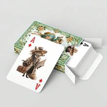 YFOPEN Bộ bài tây chủ đề cáo, bài sưu tầm độc đáo, mỗi thiết kế đều khác biệt, chất liệu bền chắc, thích hợp cho các bữa tiệc theo chủ đề, dạ hội hóa trang, sưu tập bài tây, trò chơi trên bàn, làm quà tặng. - Nhiều màu - Xem 3