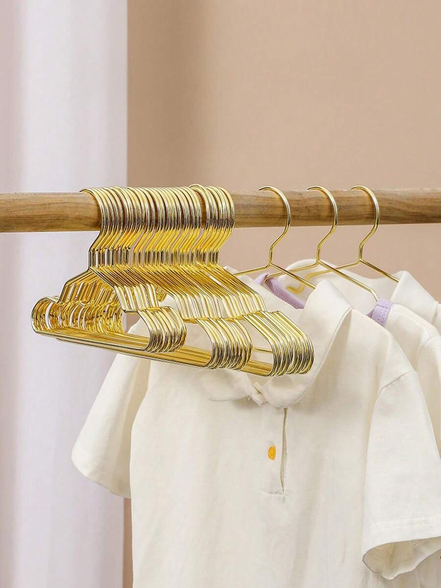 10个装金属宠物挂钩，小型犬/猫衣服挂钩，宠物配件，猫挂钩，狗衣服架 - 金色 - 查看 1