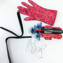 8pcs Spider Web Shooter, Spider Hero Spider Web Gloves, Advanced Technology Toys - Red - View 5