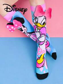 Cute 3D Children's Mermaid Knee-High Stockings, A Fashionable Children's High Stocking Party, High-Quality Gifts, School Is Back In Session, Fun And Fashionable Little Fans Princess Calf Stockin, Disney Socks - Multicolor - View 12