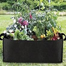 Non-Woven Planting Bag Gardening Potato Tomato Vegetable Plant Growth Bag Large Color Rectangular Planting Bag - A - View 1