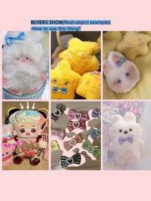 60入/30入/包蘇格蘭格紋手工綁蝴蝶結 DIY 女款女孩飾品髮箍裝飾配件 節日禮物展示包裝裝飾 派對用品 家居裝飾 - 查看 8