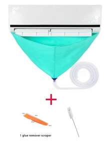 1 Set Air Conditioner Cleaning Kit, Wall-Mounted AC Cleaning Bag With Drain Hole, No Electricity Needed Dust-Proof Waterproof Maintenance Tool Set - Multicolor - View 8