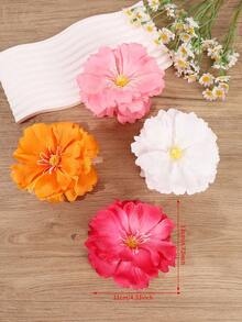 1Pc Large Realistic Peony Flower Hair Claw, Fresh Sweet-Style Hair Accessory, Daily/Dating/Vacation Outfit Styling Prop - Multicolor - View 4