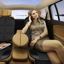 600D加厚汽车座椅垫套，防滑底面，网状口袋设计，汽车安全座椅垫保护套 - 彩色 - 查看 2