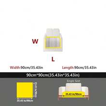 1 chiếc đệm sofa phong cách Bohemian chống thú cưng, đệm ngồi bằng lụa băng mát lạnh chuyên dụng cho mùa hè, vỏ bọc sofa có thể giặt được, tấm bảo vệ cao cấp cho phòng khách và phòng ngủ. - Xám - Xem 21