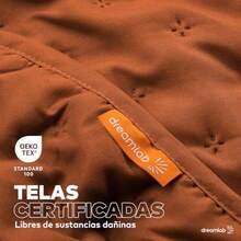 Dreamlab Colcha Ligera con 2 Fundas de AlmohadaCapitonado Ultra Suave. Hipoalergénico.Edrecolcha para Cama.Edredón para Verano y Todas las Estaciones. Matrimonial 210 x 240 cm Trébol Naranja Quemado - 06  Naranja Quemado Trbol - Ver 2