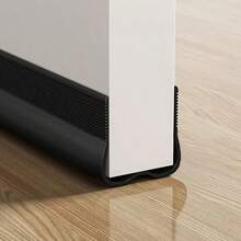 PVC Flexible Door Bottom Sealing Strip - Door Air Damping Strip, Easy To Install Adhesive Windproof Strip, Noise Reduction, Comfortable For Home Use - 白色1件 - 查看 7