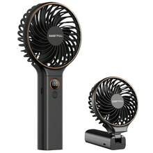 Ventilador de mano multifuncional/portátil/plegable Sweetfull, con 6 velocidades ajustables, recargable por USB, adecuado para viajes de verano, disponible en estilos de primavera/verano, ideal como regalo para la novia, decoración de habitaciones/dormitorios, playa, viajes, hombres/mujeres, vacaciones, decoración, regalo del Día de la Madre, jardín, cocina, verano, artículo esencial de viaje, graduación - Multicolor - Ver 14