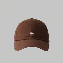 Gorra de béisbol con bordado de zorro estilo coreano, gorra de béisbol de ala ancha y favorecedora, sombrero de sol de verano, versátil unisex - Multicolor - Ver 7