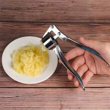 1 Piece Garlic Press, Manual Garlic Press, Garlic Crusher, Ginger Crusher, Kitchen Gadgets - Multicolor - View 5