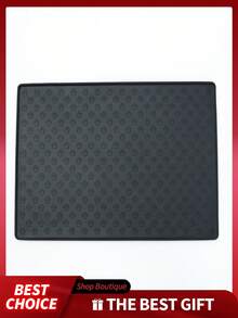 1 tấm lót thức ăn cho thú cưng bằng silicon - màu đen - Xem 10