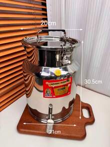 Dragon Head Design Sealed Storage Barrel, Suitable For Storing Rice, Grains, Beans, Peanuts, Oil, Tea, Pet Food. Large Capacity Stainless Steel Grain Container With Double Locking Lid, Moisture-Proof, Multi-Purpose - View 14