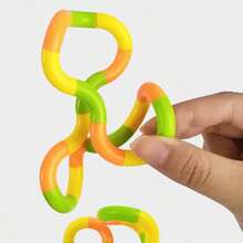 Bộ 3 món đồ chơi dây xoắn, đồ chơi giảm căng thẳng cho người tự kỷ, đồ chơi cảm giác cho người lớn, đồ chơi giảm stress, đồ chơi dây xoắn, màu sắc tùy chỉnh, đồ chơi ngón tay, đồ chơi giảm stress, đồ chơi cảm giác - Nhiều màu - Xem 3