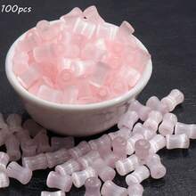 6x4毫米穿珠猫眼竹节玻璃珠，手工DIY串珠手链项链配件散珠 - 彩色 - 查看 20