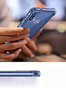 Ốp lưng đệm khí trong suốt 1P, phù hợp với các dòng điện thoại như Moto G86/ Edge 60 Fusion/ Edge 60/G55/G53/ 10/Pixel 10 Pro/Pixel 9/Pixel 8 Pro, v.v. Có khả năng chống sốc và chống rơi, với các tính năng như ốp lưng, vỏ điện thoại, ốp bảo vệ điện thoại. - Trong sáng - Xem 2